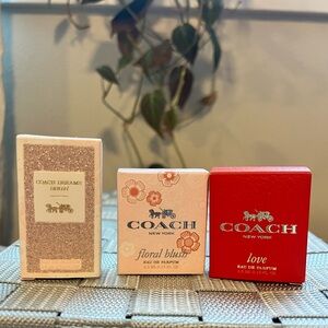 Lot of mini coach fragrances
